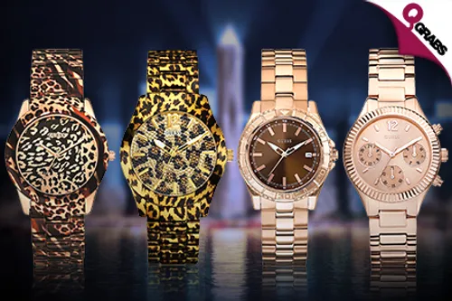 From QR309, Add Some Sass with Women’s Guess Watches - Choose from 8 Unique Styles! (Up to QR983 Value)